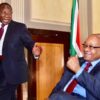 Cyril Ramaphosa and Jacob Zuma