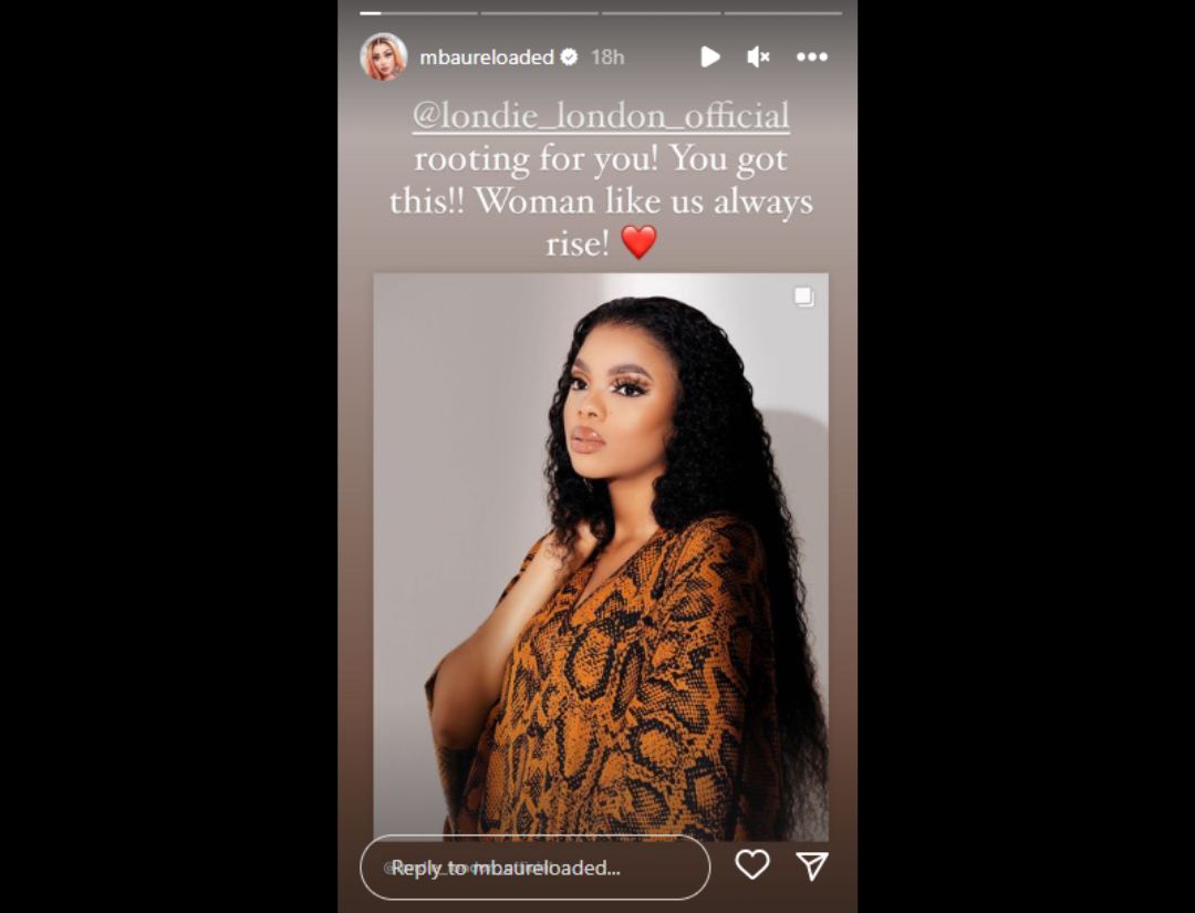 KHANYI MBAU SHOWS LONDIE LONDON SOME LOVE