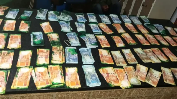 Money-stained-with-ink-recovered-after-GP-men-arrested-for-allegedly-bombing-an-ATM-in-Mpumalanga