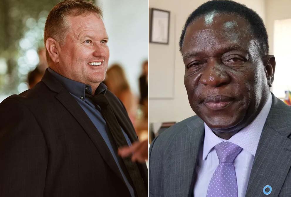 Gold smuggler Ewan Macmillan claims Zimbabwe President 'Mnangagwa' is his partner