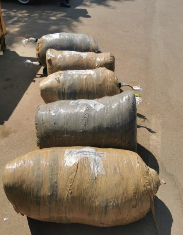 Mpumalanga Police Captain caught red-handed smuggling 22kg dagga1