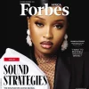 Uncle Waffles looks stunning on the cover of Forbes Africa