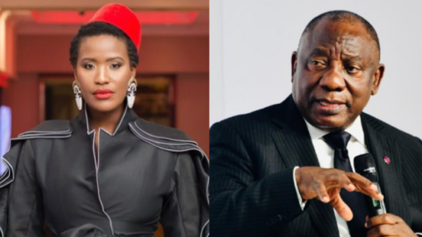 Former "Scandal" Actress Masasa Mbangeni Criticizes President Ramaphosa For Twerking image: Internet