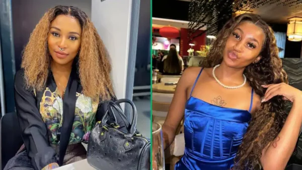 DJ Zinhle has reacted to reports that she looks like 'BBMzansi's Zintle. Image: @djzinhle and @zintlezee Source: Instagram