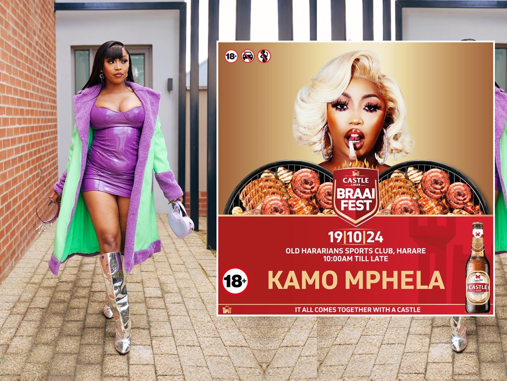 Kamo Mphela to Share the Stage with Winky D at Zimbabwe’s Castle Lager Braai Fest